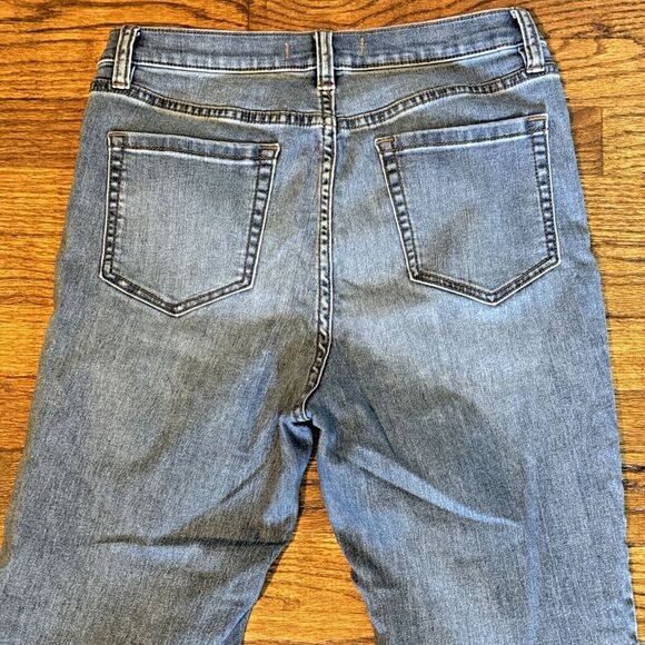 Free People Jeans Women 28 Light Blue Wash High Waist Skinny Soft 61855-16515125 - Picture 4 of 10